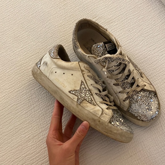 Golden Goose sparkles tennis shoes - Picture 1 of 2